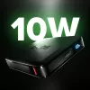 SBS HD 10W 5000mAh USB-C Power Bank with LCD Display, Black