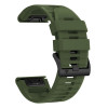 Tech-Protect Silicone Watch Strap for Garmin Fenix 5 / 6 / 6 Pro / 7 / 8 / 8 Pro / E / 9 / 9 Pro 51 mm, Military Green