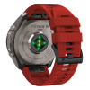 Tech-Protect Silicone Watch Strap for Garmin Fenix 5 / 6 / 6 Pro / 7 / 8 / 8 Pro / E / 9 / 9 Pro 51 mm, Crimson Red