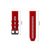 Tech-Protect Silicone Watch Strap for Garmin Fenix 5 / 6 / 6 Pro / 7 / 8 / 8 Pro / E / 9 / 9 Pro 51 mm, Crimson Red