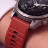 Tech-Protect Silicone Watch Strap for Garmin Fenix 5 / 6 / 6 Pro / 7 / 8 / 8 Pro / E / 9 / 9 Pro 51 mm, Crimson Red
