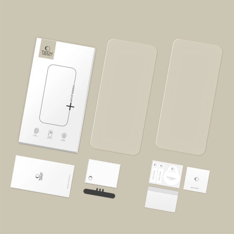 Tech-Protect Hydroflex Fit+ Hydrogel Film for Motorola Edge 60 / 60 Pro / 60 Fusion (2 pcs), Clear