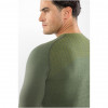 Viking Altis Man Set men's merino base layer set, dark green, M