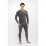 Viking Altis Man Set men's merino base layer set, black, L