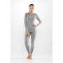 Viking Altis Lady Set women's merino base layer set, grey, M