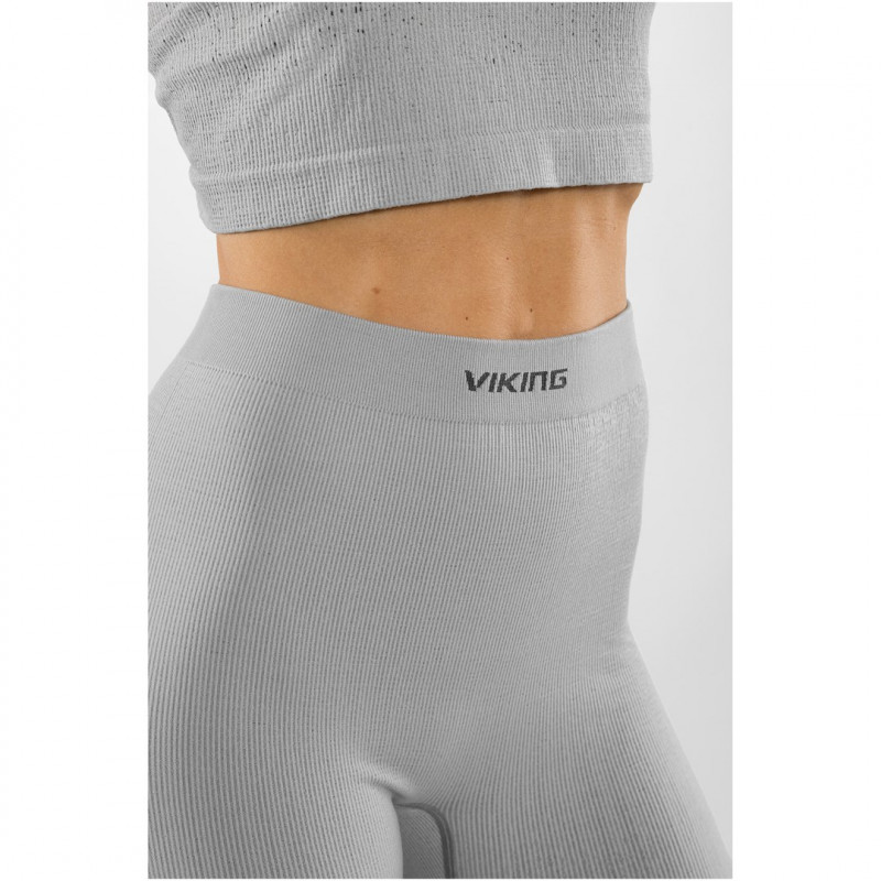 Viking Altis Lady Set women's merino base layer set, grey, M