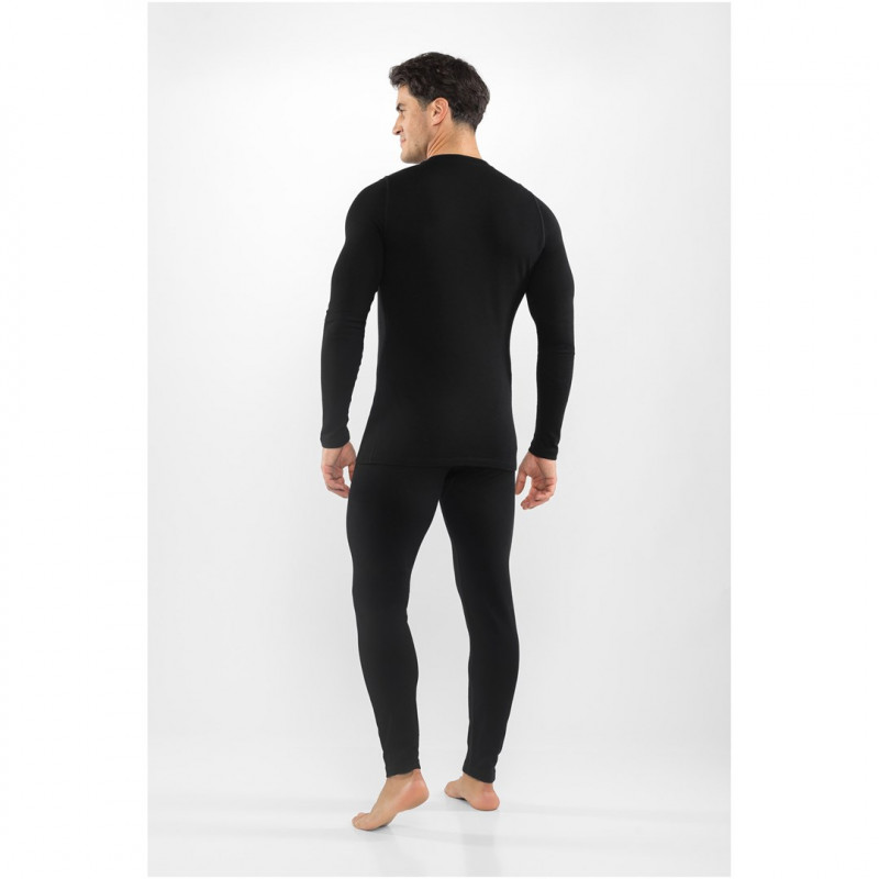 Viking Meriboo Man Set men's merino base layer set, black, M