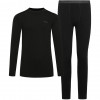 Viking Meriboo Man Set men's merino base layer set, black, M