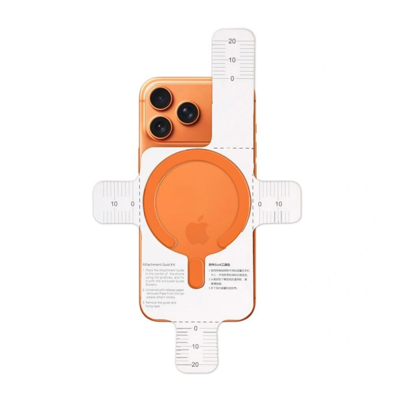 Tech-Protect MMP-200 Magnetic MagSafe Ring, Cosmic Orange