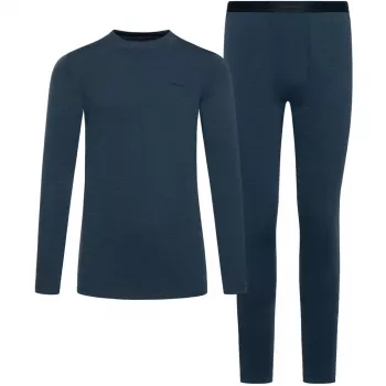 Viking Meriboo Man Set Merino men's base layer set, navy blue, XL
