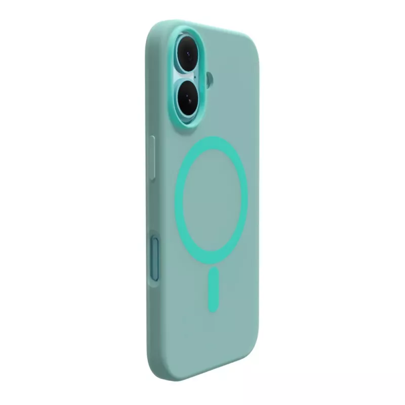 Puro Daylight MagSafe Silicone Case for iPhone 16, Green