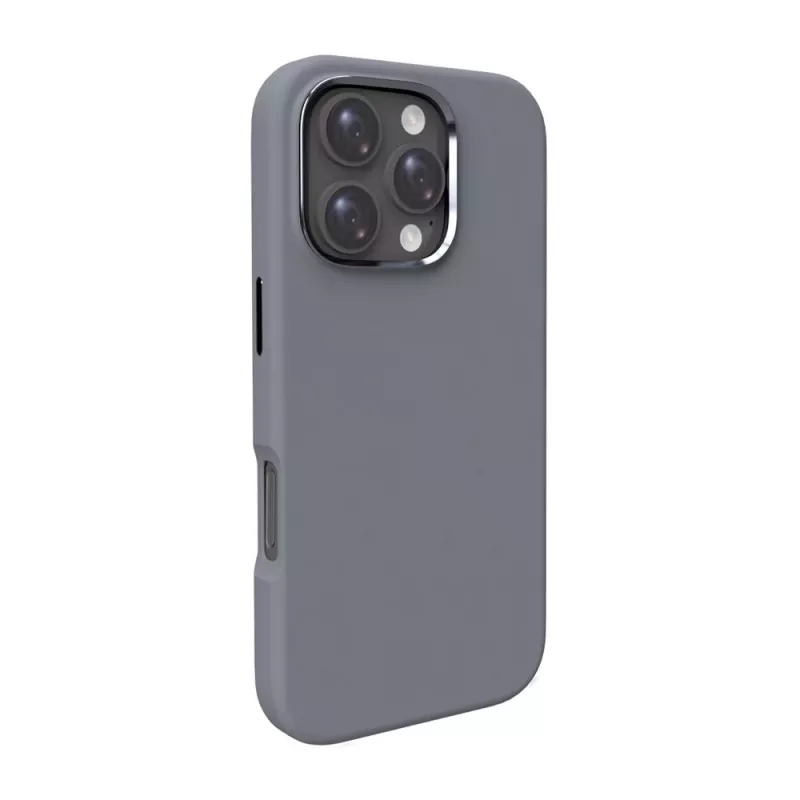 Puro Icon Mag Pro MagSafe Silicone Case for iPhone 16 Pro Max, Dark Gray