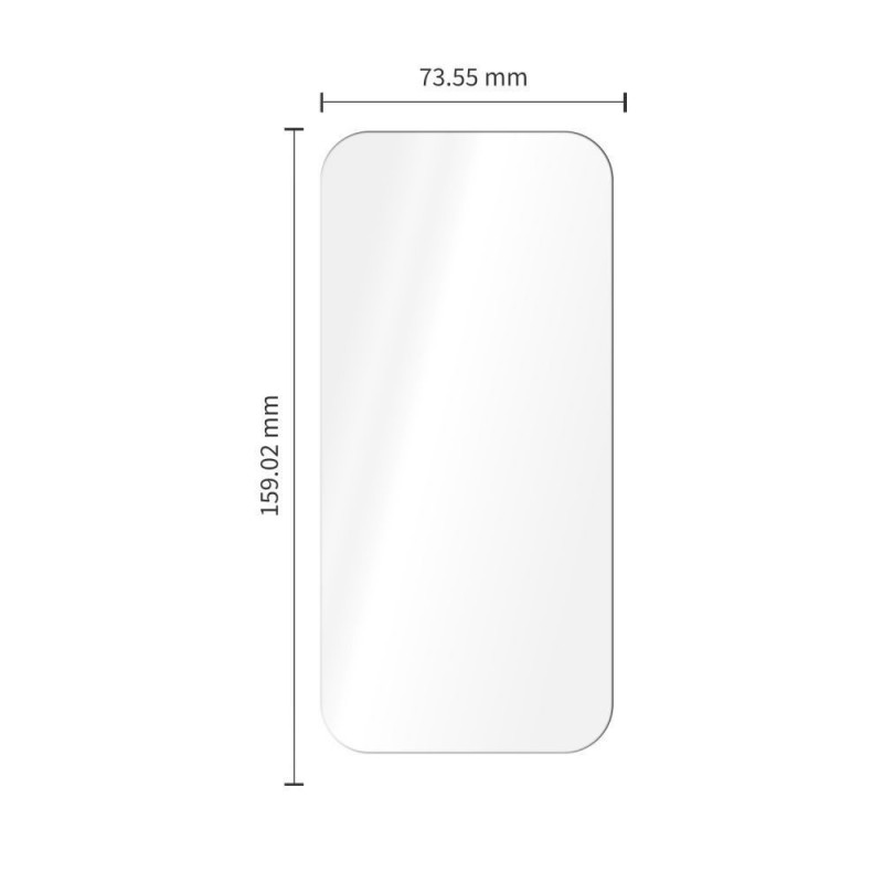 Tech-Protect OneTouch Set+ Tempered Glass for Apple iPhone 17 Pro Max / 18 Pro Max, Clear (2 pcs)