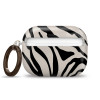 Tech-Protect Lamano Case for Apple AirPods Pro 3 with Carabiner, Nature Muse (Black and Beige)