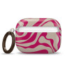 Tech-Protect Lamano Case for Apple AirPods Pro 3 with Carabiner, Flamingo Bloom (Pink and Beige)