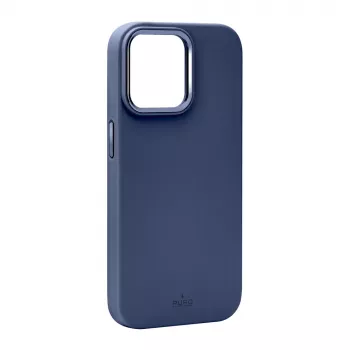 Puro Icon Mag Pro MagSafe Silicone Case for Apple iPhone 15 Pro Max, Dark Blue