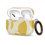 Tech-Protect Lamano Case for Apple AirPods Pro 3 with Carabiner, Lemon Haze (Yellow and White)