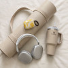 Tech-Protect Lamano Case for Apple AirPods Pro 3 with Carabiner, Lemon Haze (Yellow and White)