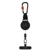 Tech-Protect ATH04 UrbanLoop Anti-theft Phone Holder with Retractable Steel Cable, Black/Orange
