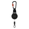 Tech-Protect ATH04 UrbanLoop Anti-theft Phone Holder with Retractable Steel Cable, Black/Orange