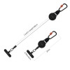 Tech-Protect ATH04 UrbanLoop Anti-theft Phone Holder with Retractable Steel Cable, Black/Orange