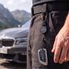Tech-Protect ATH04 UrbanLoop Anti-theft Phone Holder with Retractable Steel Cable, Black/Orange