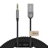 Tech-Protect Ultraboost AU04 Bluetooth 6.0 Audio Adapter with AUX 3.5 mm, Grey