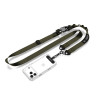 Tech-Protect C9S Rope Crossbody Phone Strap, Nylon, 91–140 cm, Army Green