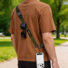 Tech-Protect C9S Rope Crossbody Phone Strap, Nylon, 91–140 cm, Army Green