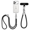 Tech-Protect C10S Rope Crossbody & Wrist Phone Strap Set, Black/Titanium