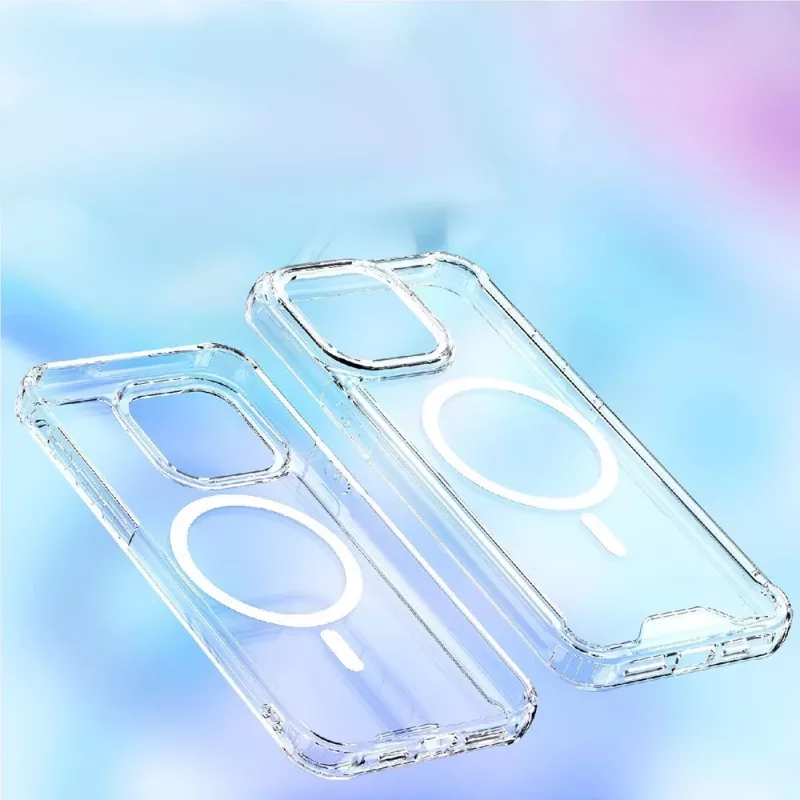 Hurtel Clear Corner Case MagSafe for iPhone 16 Plus, transparent