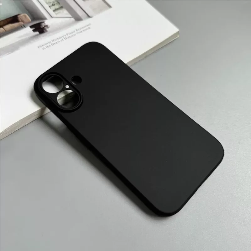 Hurtel Soft Case for iPhone 16 Plus, black