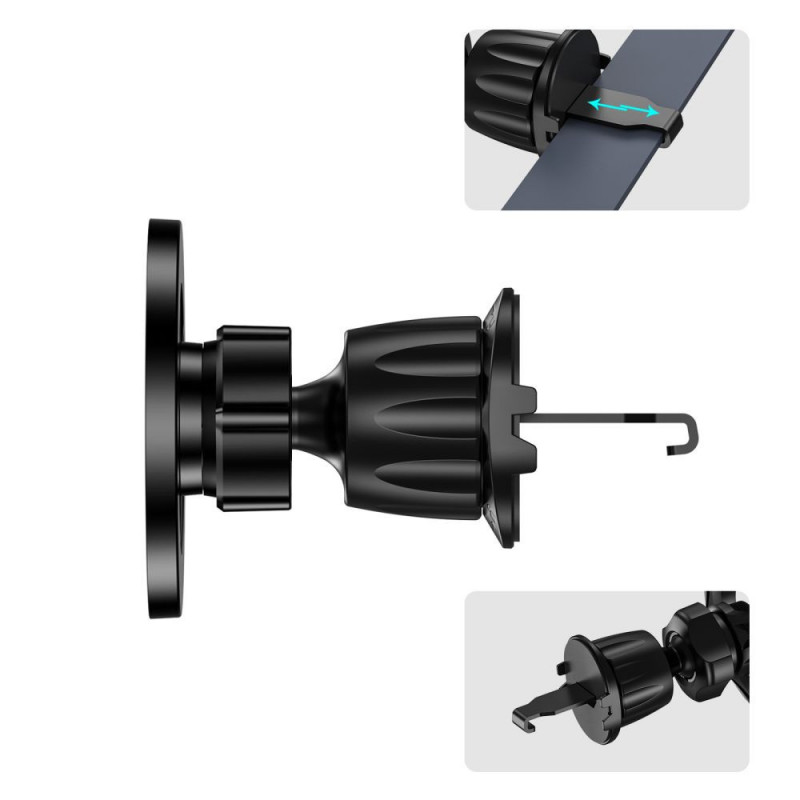 Tech-Protect N56 Magnetic MagSafe Car Mount for Dashboard and Air Vent, Black