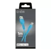 SBS TECABLEUSBIP589A USB-A to Lightning Cable, 1 m, Blue