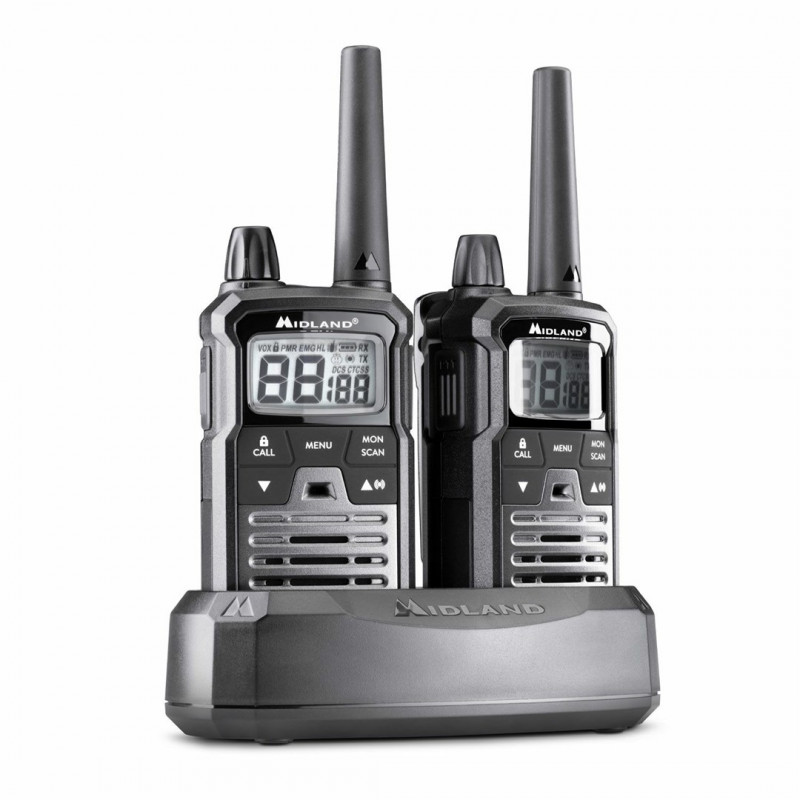 Midland XT70 Pro Duo Walkie Talkie, Black