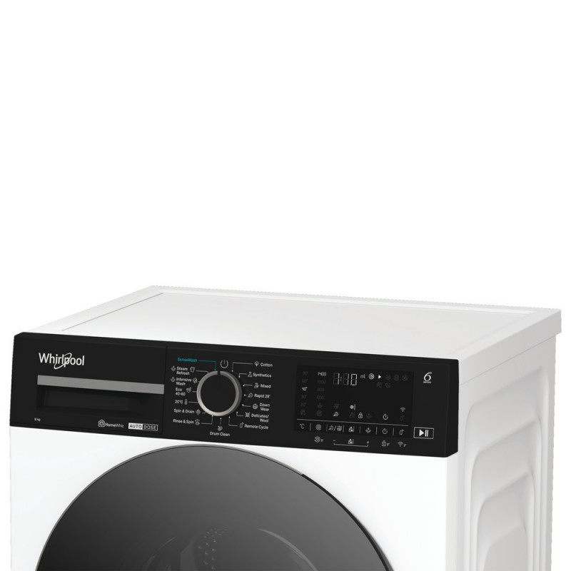 Whirlpool WPM 87W ADS EE Front Loading Washing Machine, 8 kg, 1400 RPM, White