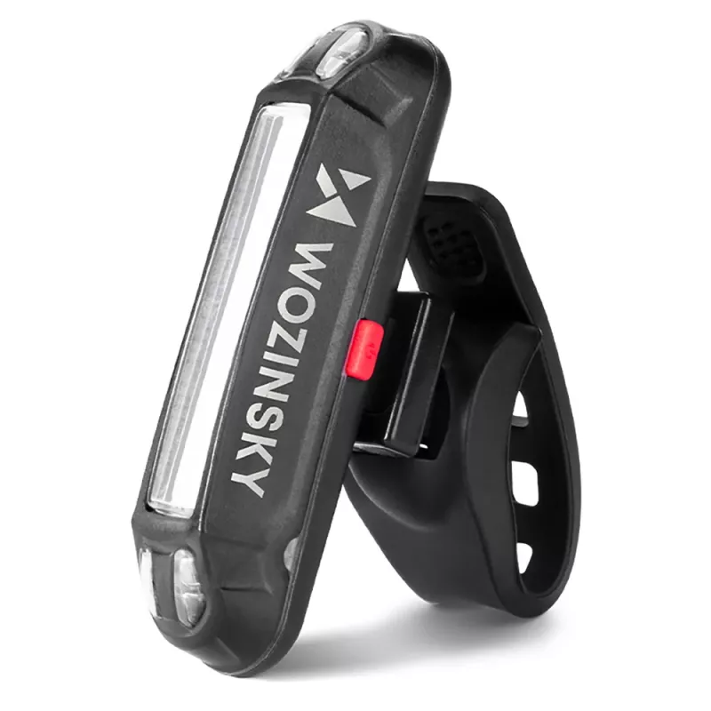 Wozinsky WSBLB2 Bike Light Set, Front (400 lm) and Rear, black