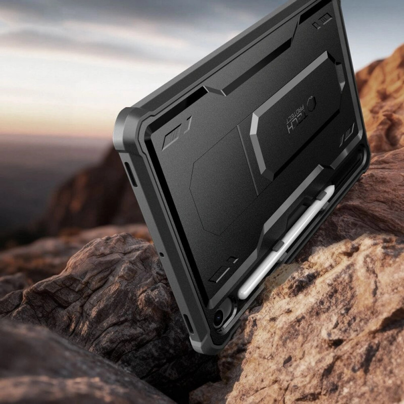 Tech-Protect Kevlar Pro Tablet Case for Samsung Galaxy Tab S9 11.0 / S10 FE / S10 Lite 10.9 (X710 / X716B / X520 / X526 / X400 / X406B), Black