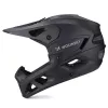 Wozinsky Full Face Bike Helmet with Detachable Visor, 60-62 cm, black