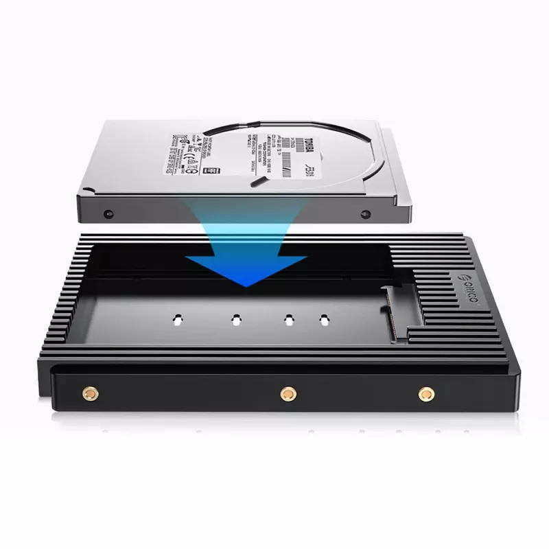 Orico D2SS-6G Drive Adapter 2.5" to 3.5", SATA III, Black