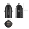 Orico MiniRing MR-30-2C 30W 2x USB-C Car Charger, Black