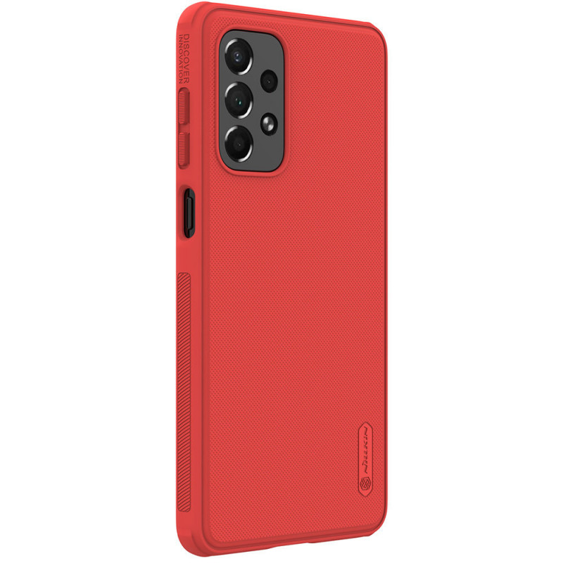 Nillkin Super Frosted Shield Pro Case for Samsung Galaxy A73, Red