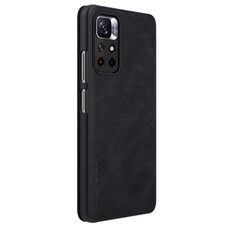 Nillkin Qin Case for Xiaomi Redmi Note 11T 5G / Poco M4 Pro 5G, Black
