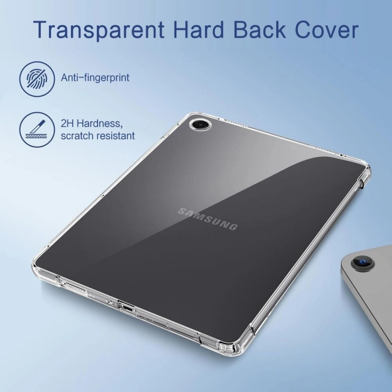 Tech-Protect FlexAir Tablet Case for Samsung Galaxy Tab A9 / A11 8.7 (X110 / X115 / X133 / X135), Clear