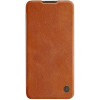[CR] Nillkin Qin Case for Xiaomi Redmi Note 9T 5G, Brown (consumer return)