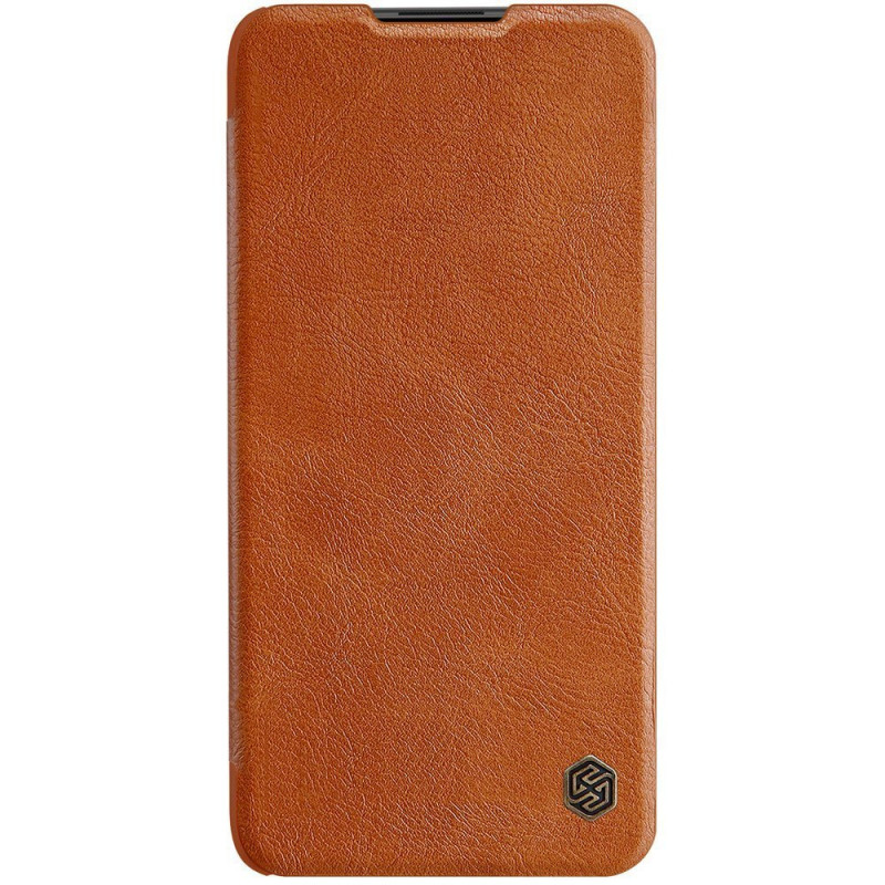 [CR] Nillkin Qin Case for Xiaomi Redmi Note 9T 5G, Brown (consumer return)