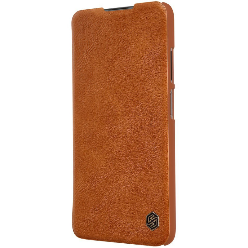 [CR] Nillkin Qin Case for Xiaomi Redmi Note 9T 5G, Brown (consumer return)