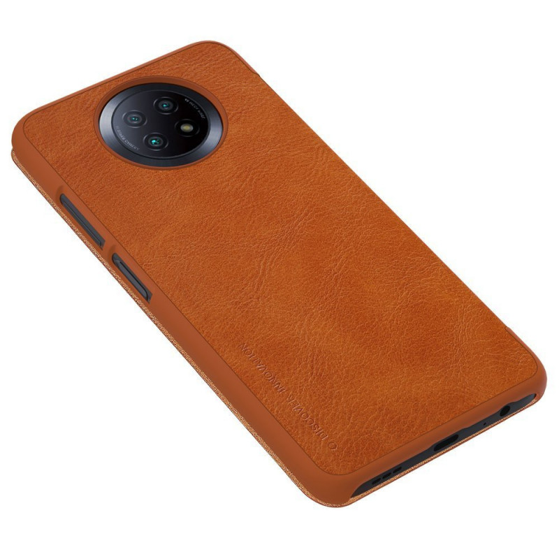 [CR] Nillkin Qin Case for Xiaomi Redmi Note 9T 5G, Brown (consumer return)