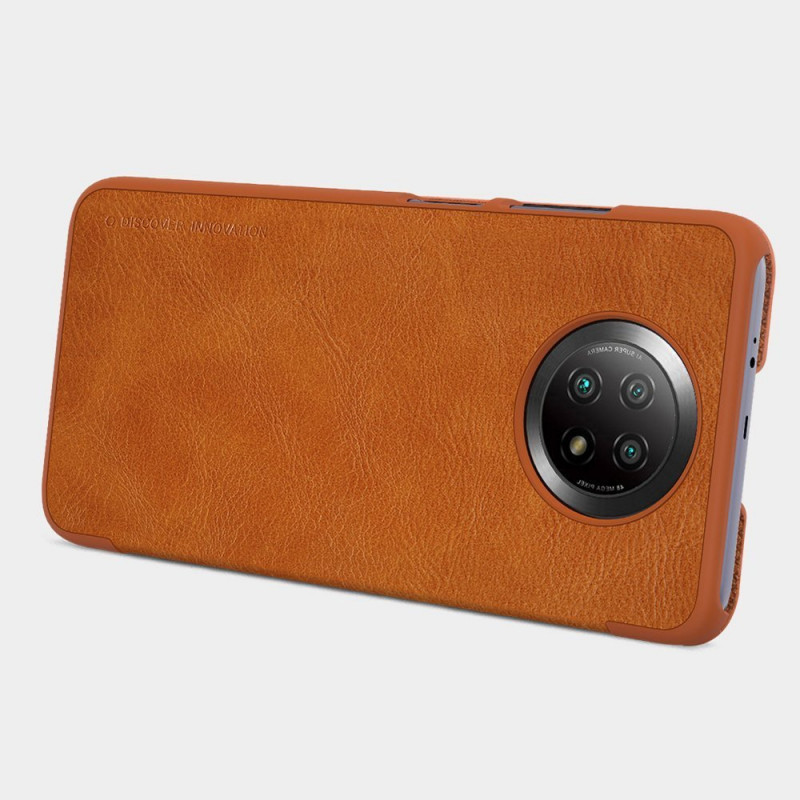 [CR] Nillkin Qin Case for Xiaomi Redmi Note 9T 5G, Brown (consumer return)