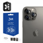 3MK Lens Protection Pro Apple iPhone 13 Pro / 13 Pro Max camera lens protector glass, graphite grey